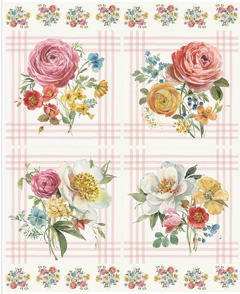 Little Garden Path Pillow Panel by Lisa Audit for Riley Blake Designs