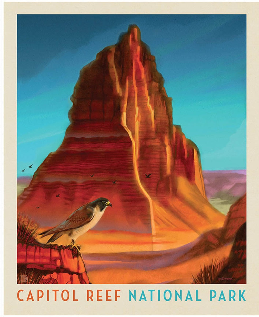 National Parks Capitol Reef Poster Panel by Anderson Design Group for Riley Blake Designs