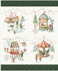 Santa's Fair Pillow Panel by Lisa Audit for Riley Blake Designs