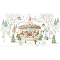 Santa's Fair Panel by Lisa Audit for Riley Blake Designs