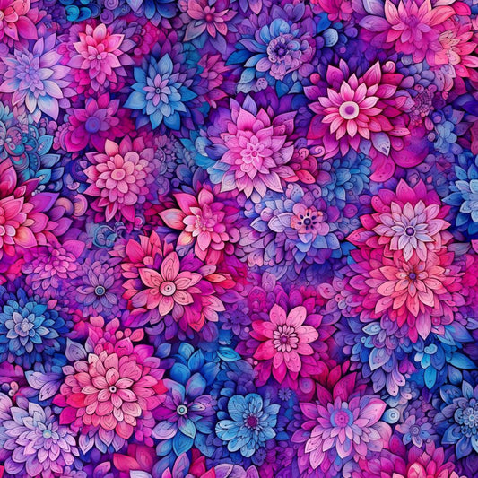 Petal Party Fabric - Cotton Candy - By the yard