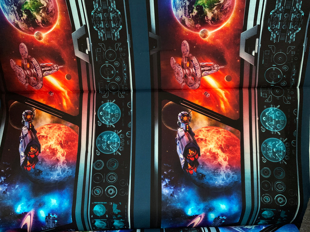 Sci-Fi Border Fabric