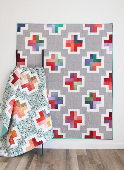 Cluck Cluck Sew Positive Quilt Pattern
