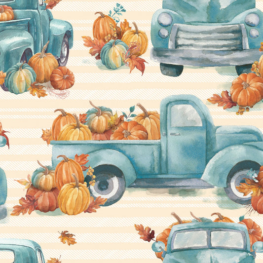 Pumpkin Please Fabric - Pumpkin Pickup - By the yard