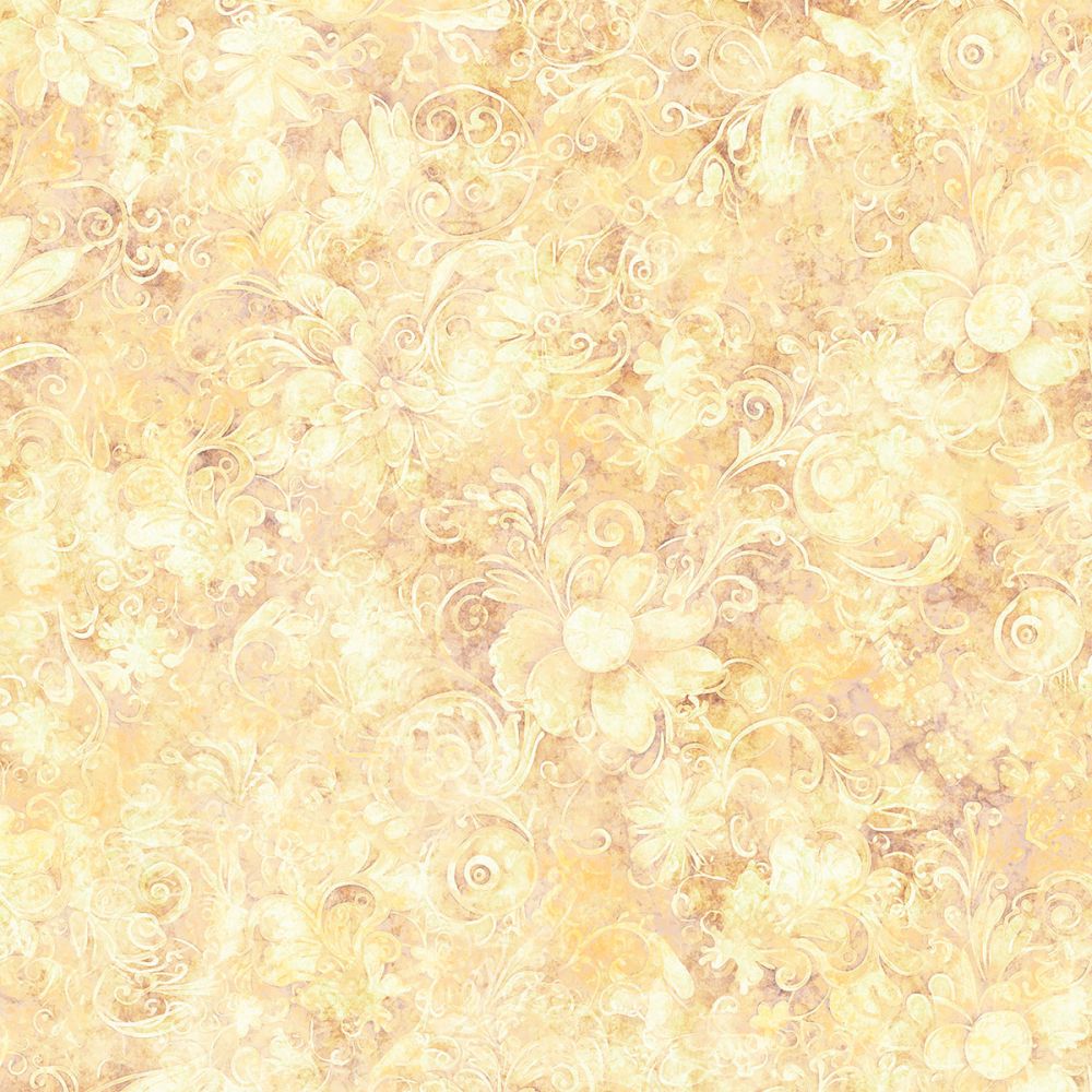 Queen's Garden Fabric - Cream - By the yard