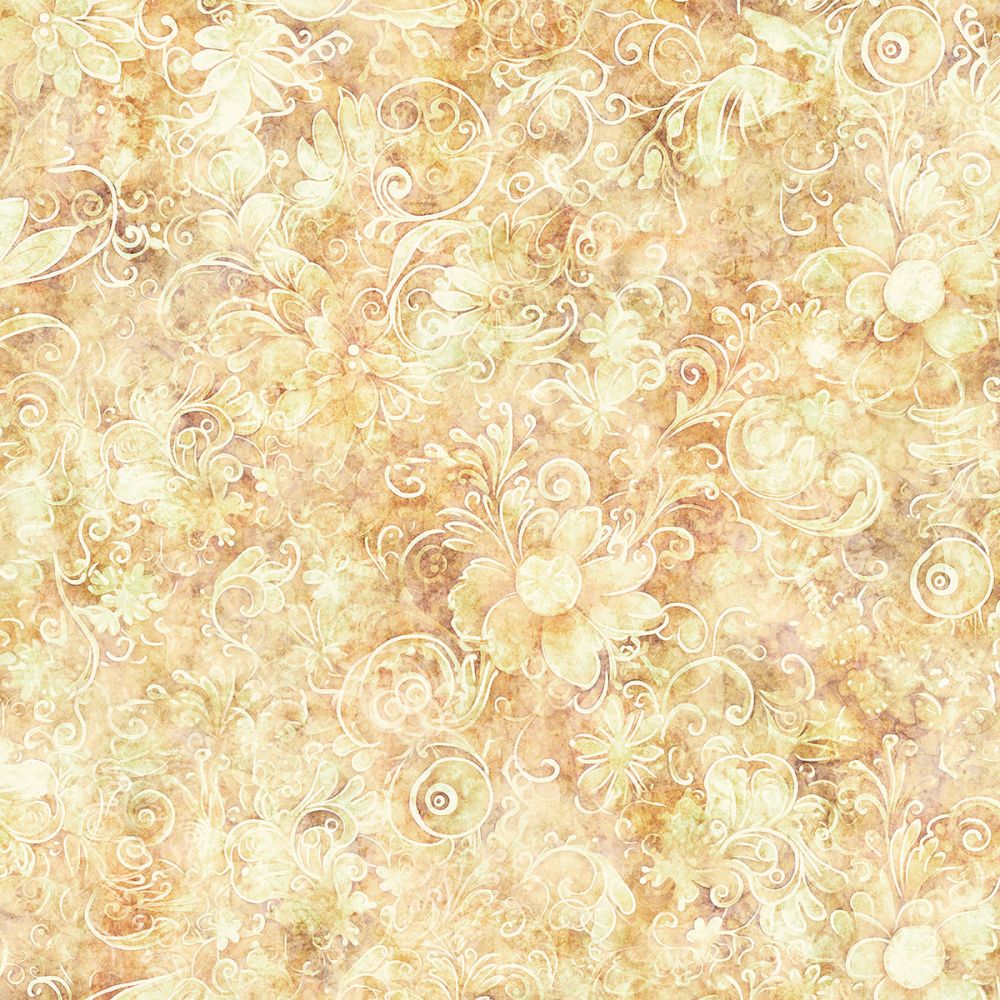 Queen's Garden Fabric - Parchment - By the yard