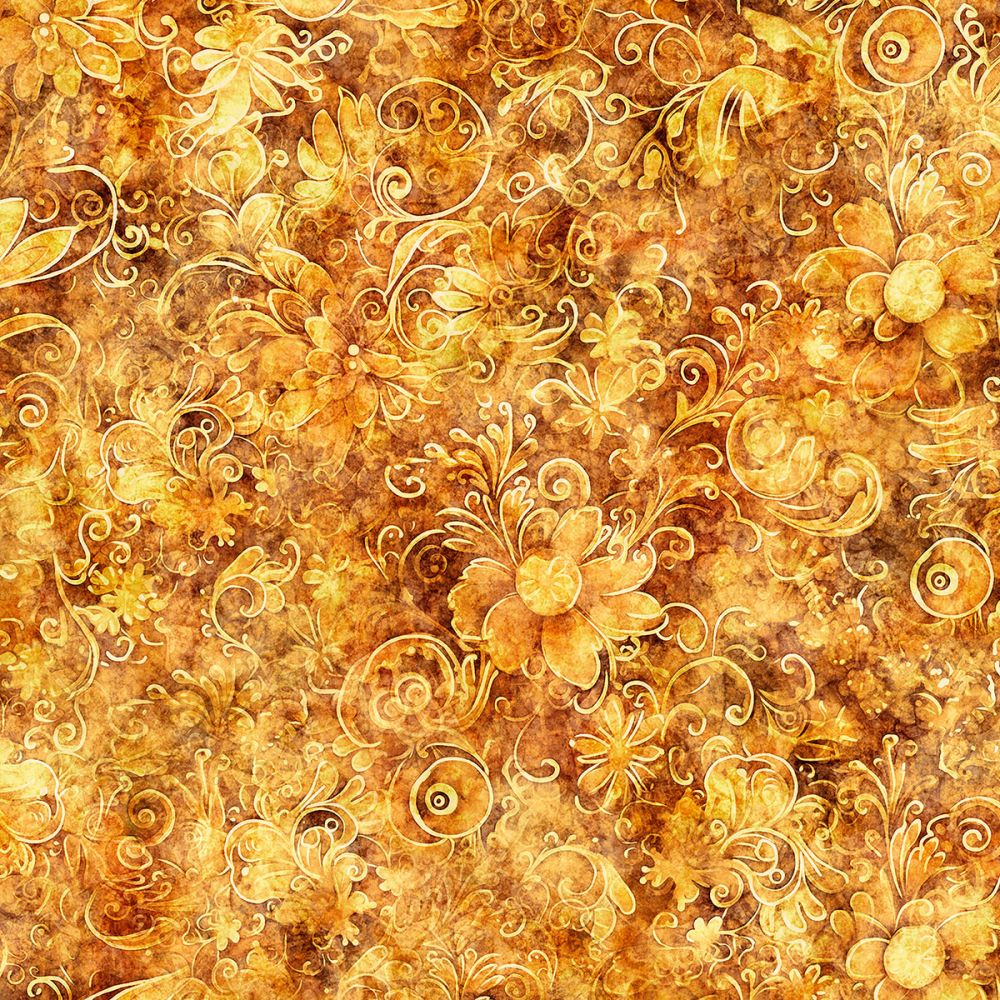 Queen's Garden Fabric - Harvest - By the yard