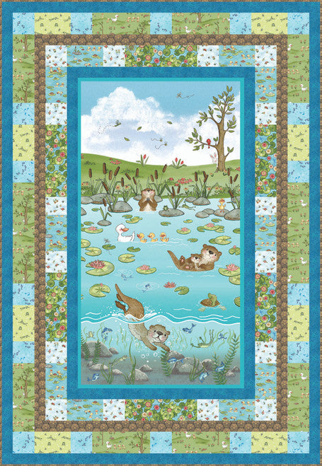 Free River Romp #1 Quilt Pattern