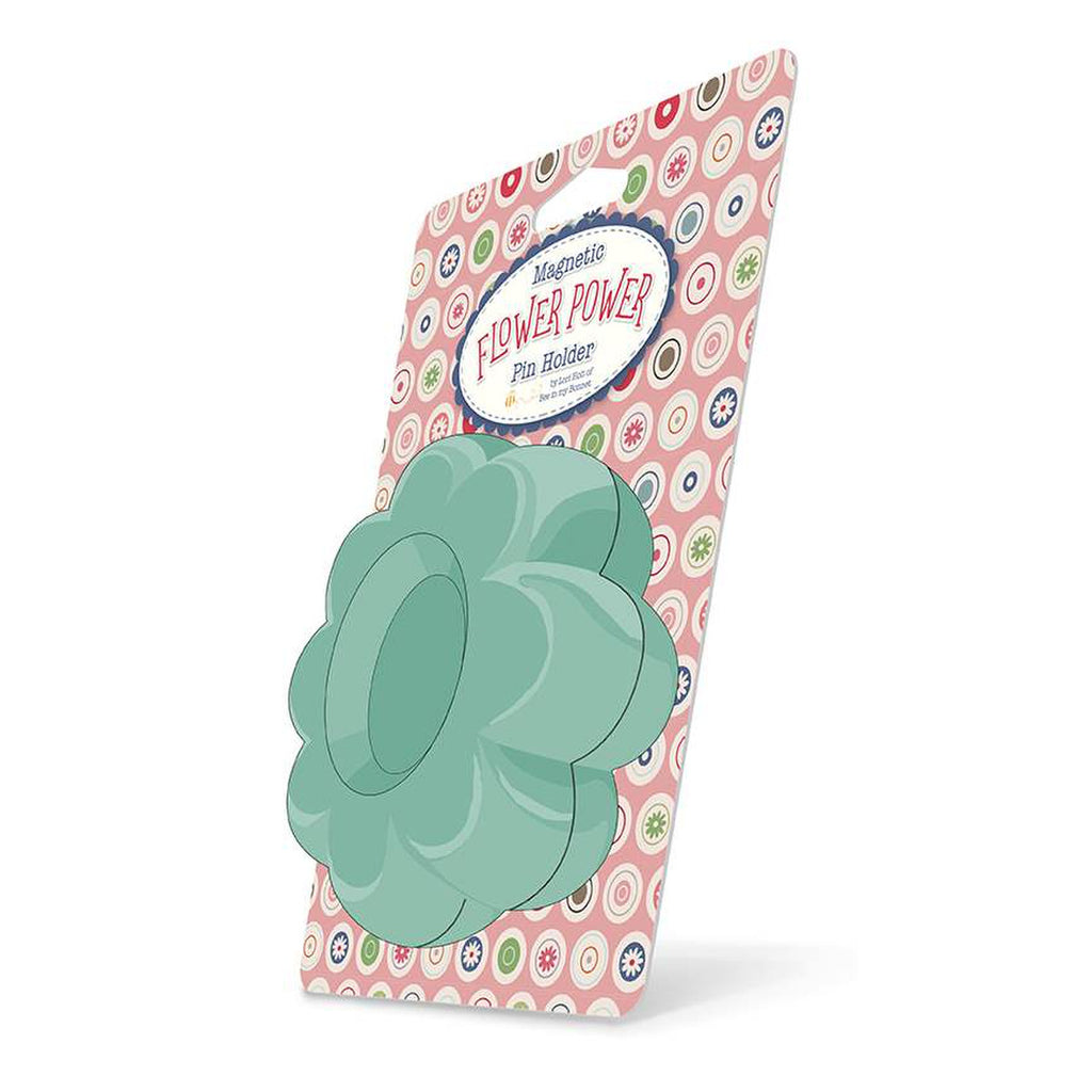 Lori Holt Flower Power Magnetic Pin Holder Sea Glass