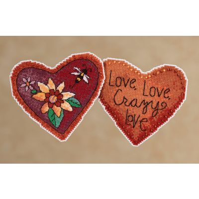 Mill Hill ST142115 Crazy Love Sticks Cross Stitch Kit