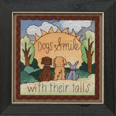 Mill Hill ST151811 Dogs Smile Cross Stitch Kit