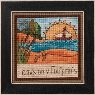 Mill Hill ST152012 Leave Only Footprints Cross Stitch Kit