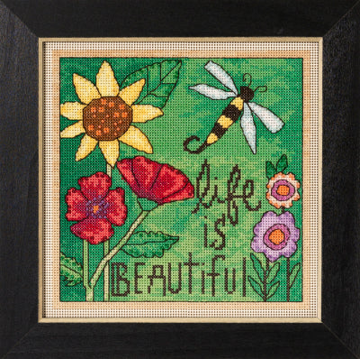 Mill Hill ST152213 Life is Beautiful Cross Stitch Kit