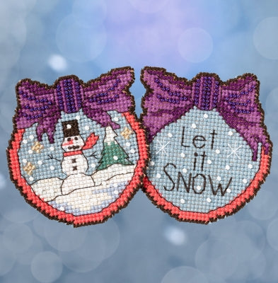 Mill Hill ST181715  Let it Snow Man Cross Stitch Kit