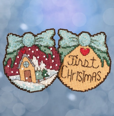 Mill Hill ST181716 First Christmas Ornaments Cross Stitch Kit
