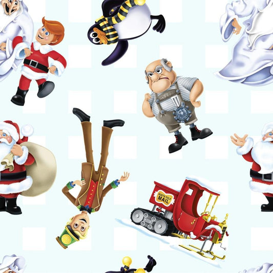 Santa Claus is Coming to Town Santa Toss - By the yard