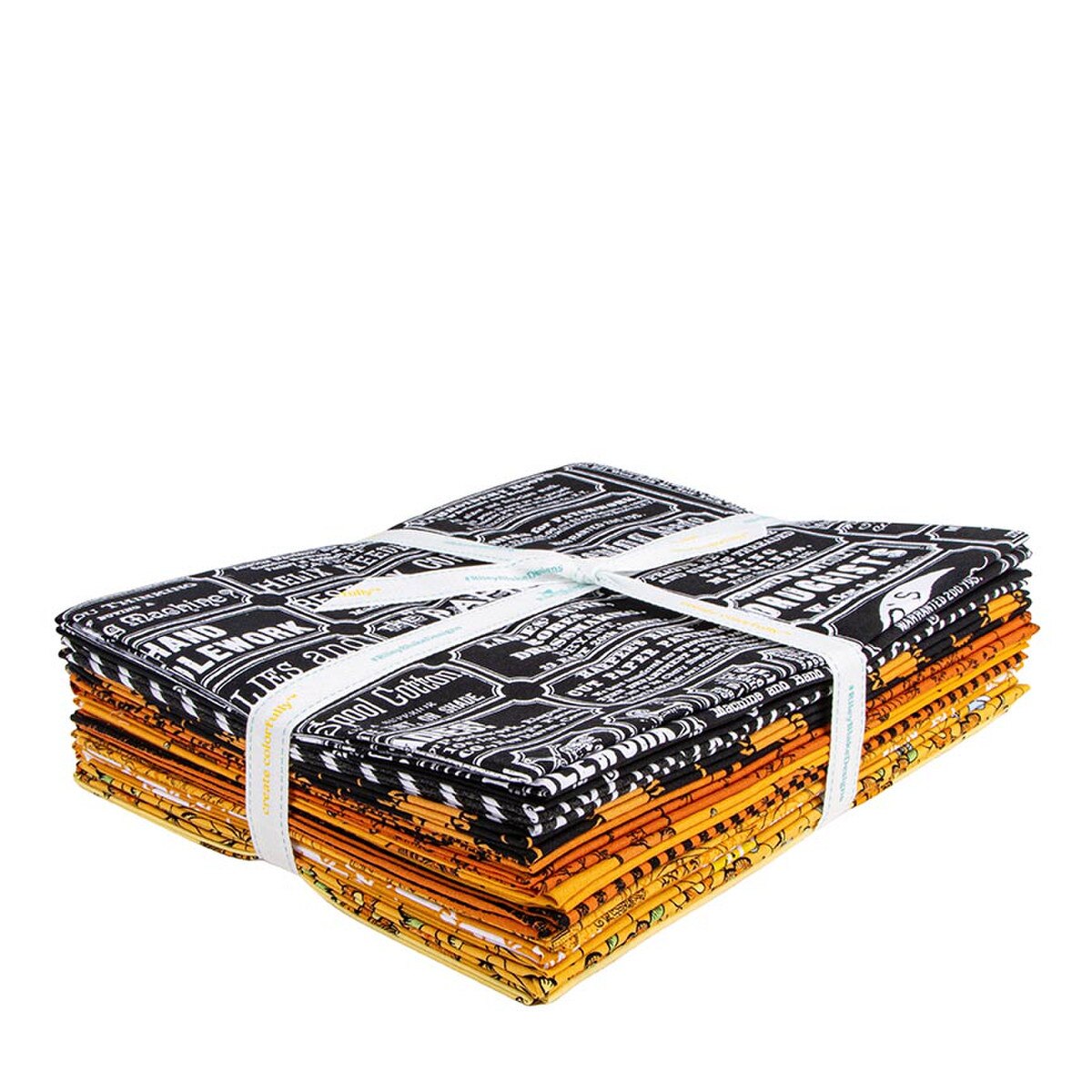 Scary Scraps 1-Yard Bundle Black 13pc