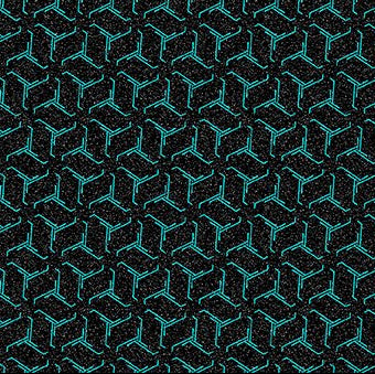 Sci-Fi  Circuits Teal Fabric