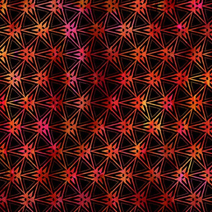 Sci-Fi Stellar Red Fabric - By the yard