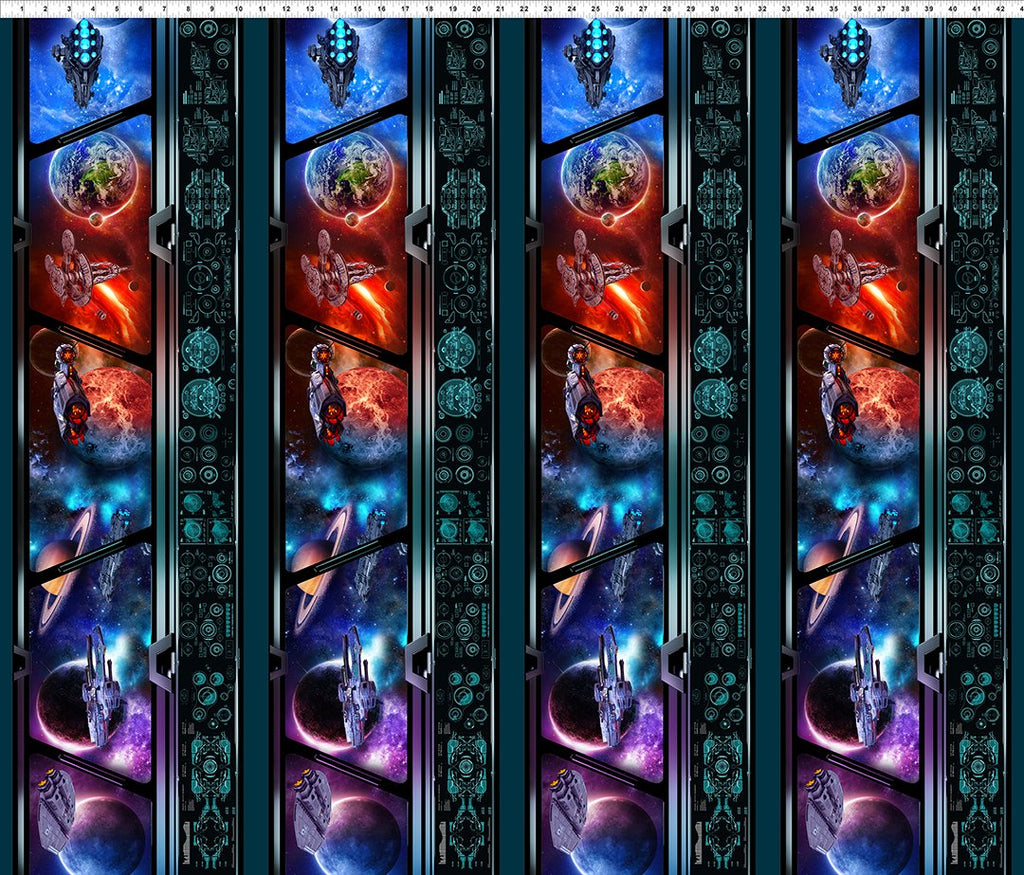 Sci-Fi Border Fabric