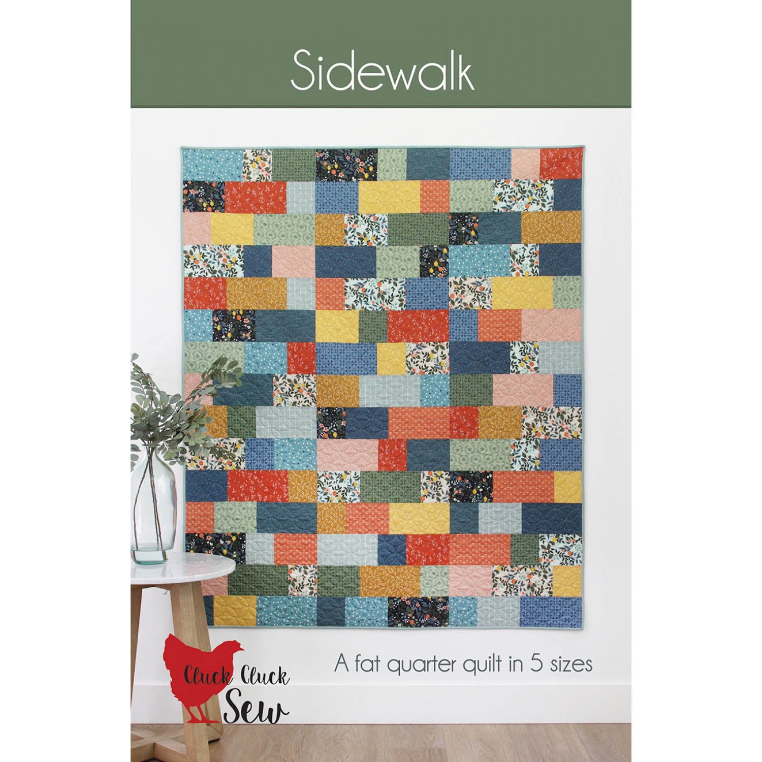 Cluck Cluck Sew Sidewalk Quilt Pattern
