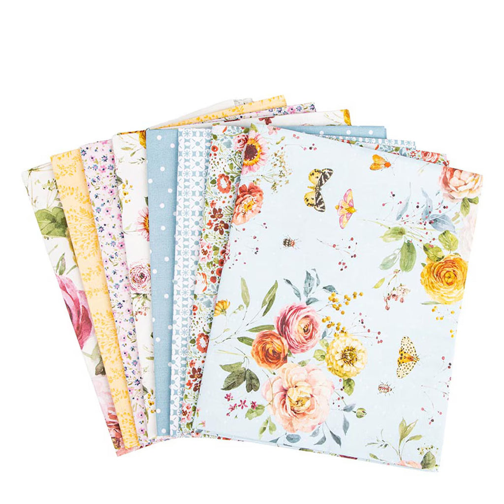 Sketchbook 1-Yard Bundle Blue 8pc
