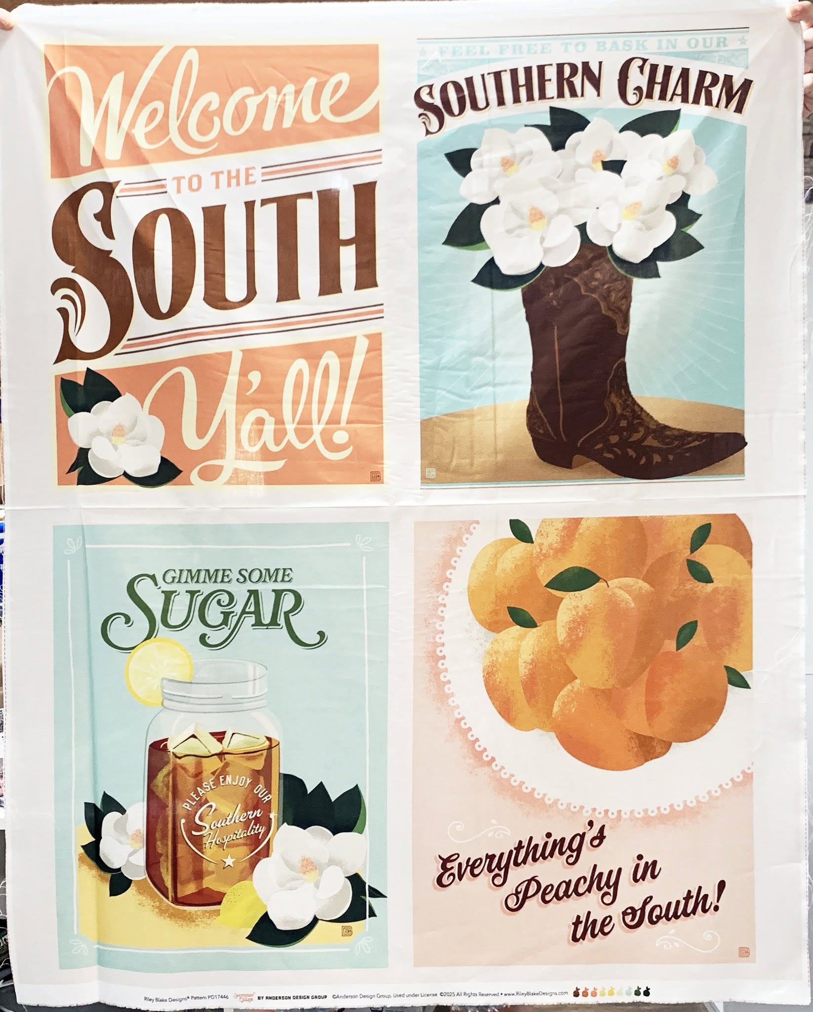 Southern Charm 1-Yard Bundle Mint 7pc