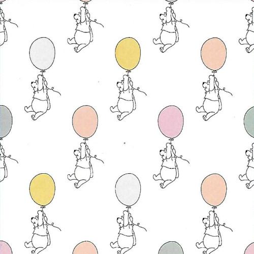 Winnie the Pooh Balloon Fabric - By the yard