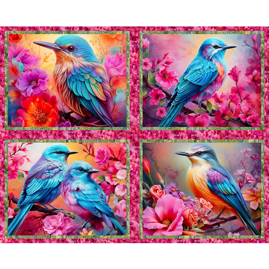 Spring Into Beauty Fabric Panel