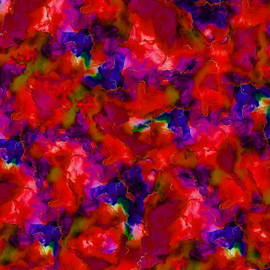 Starburst Berry Bliss Fabric - By the yard