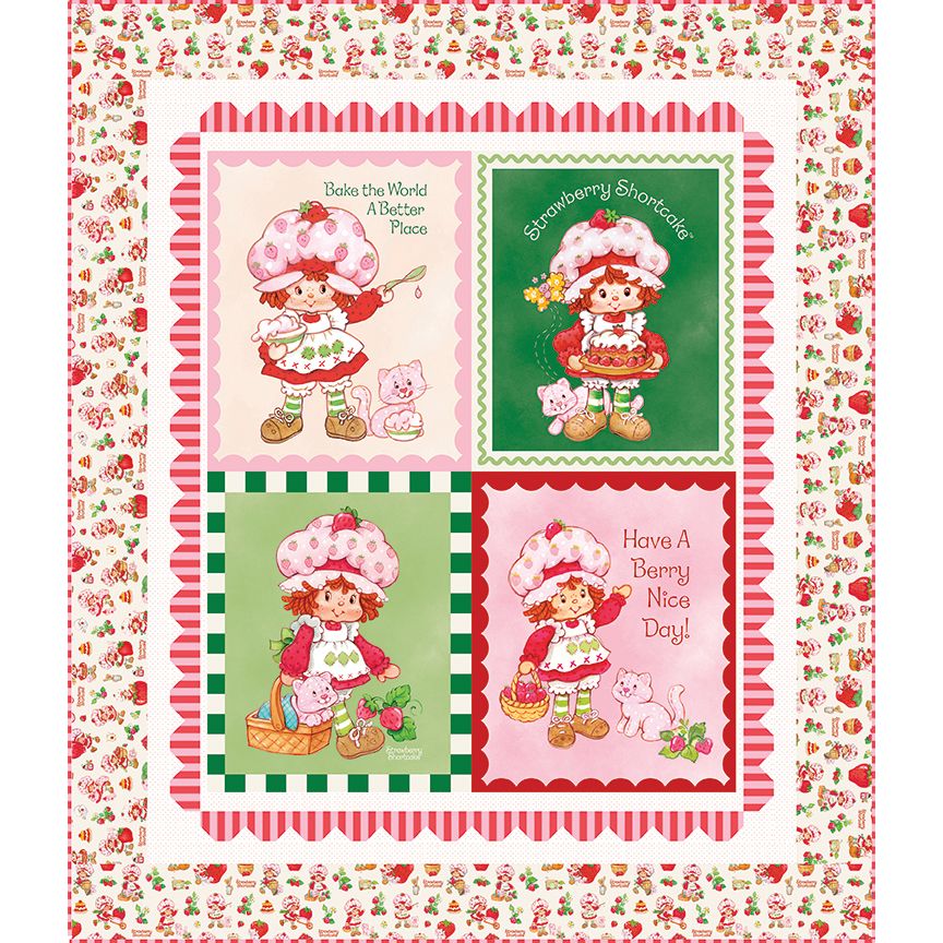 Strawberry Shortcake™ Panel Quilt Kit
