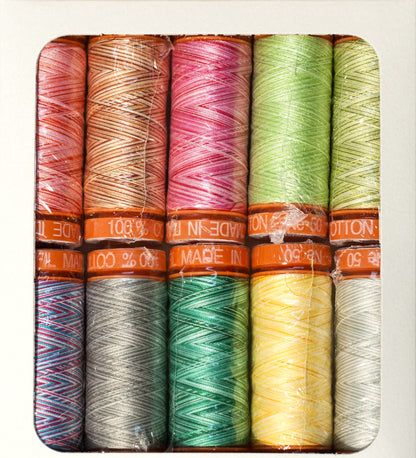 Tula Pink Aurifil Premium Thread Collection Small Spools 50 wt