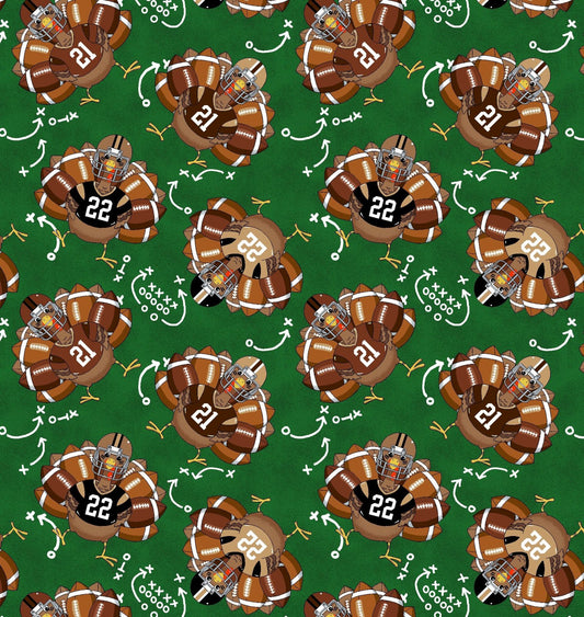 Team Turkey Fabric - By the yard