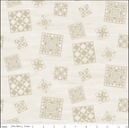 The Heartland Quilt Blocks Cream Fabric