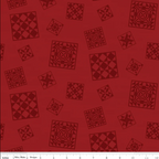 The Heartland Quilt Blocks Red Fabric