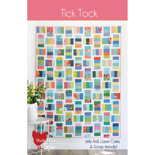 Cluck Cluck Sew Tick Tock Quilt Pattern
