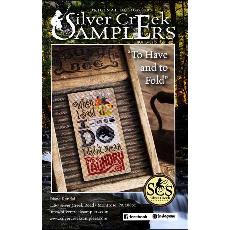 Silver Creek Samplers To Have and to Fold Cross stitch Pattern