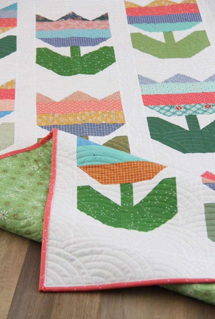 Cluck Cluck Sew Tulips Quilt Pattern