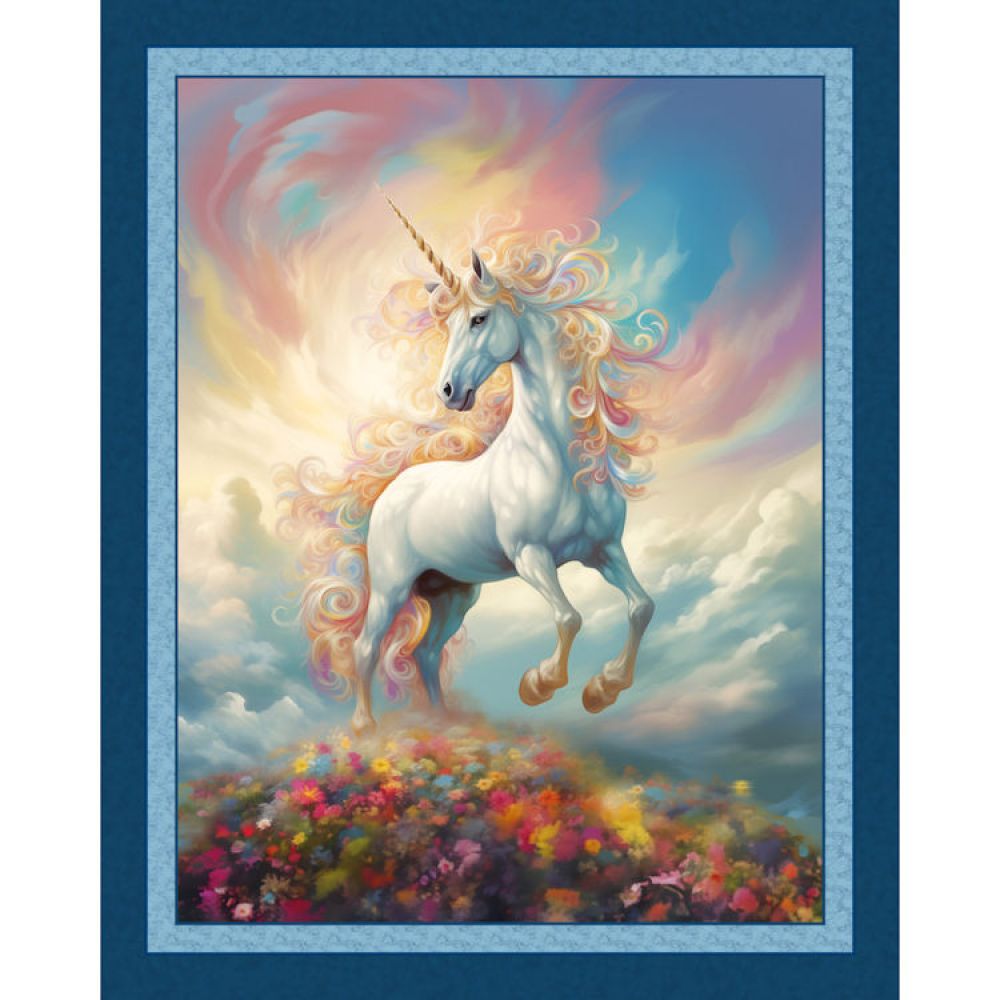 Unicorn Paradise Fabric Panel