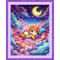 Unicorn Wishes Fabric Panel