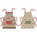 Free Very Merry Gingerbread Reversable Apron Pattern