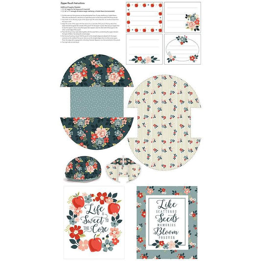 Vintage Charm Fabric Panel