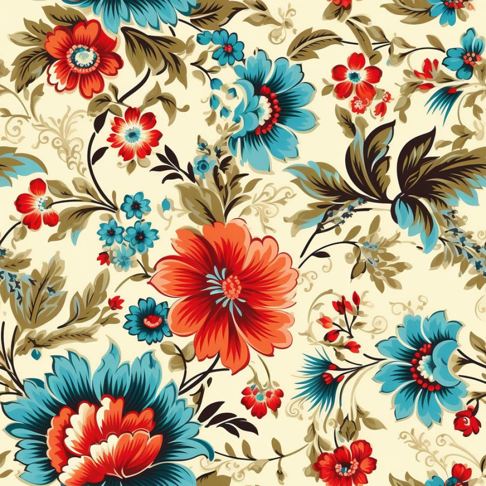 Vintage Florals Amelia Fabric