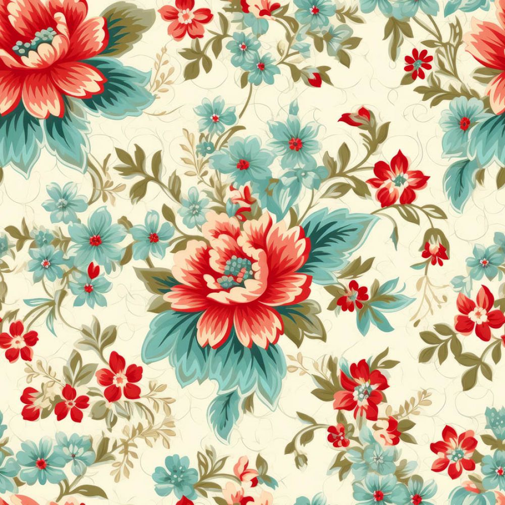 Vintage Florals Camille Fabric