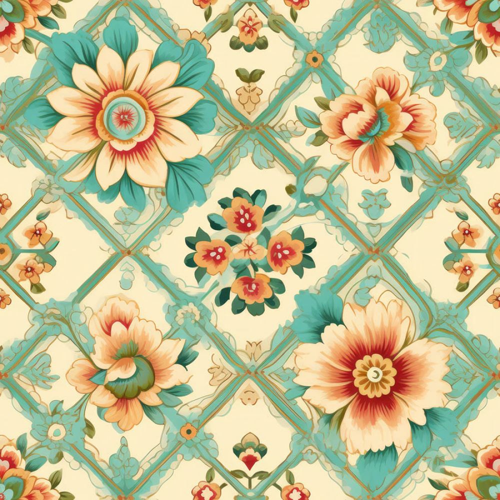 Vintage Florals Clara Fabric