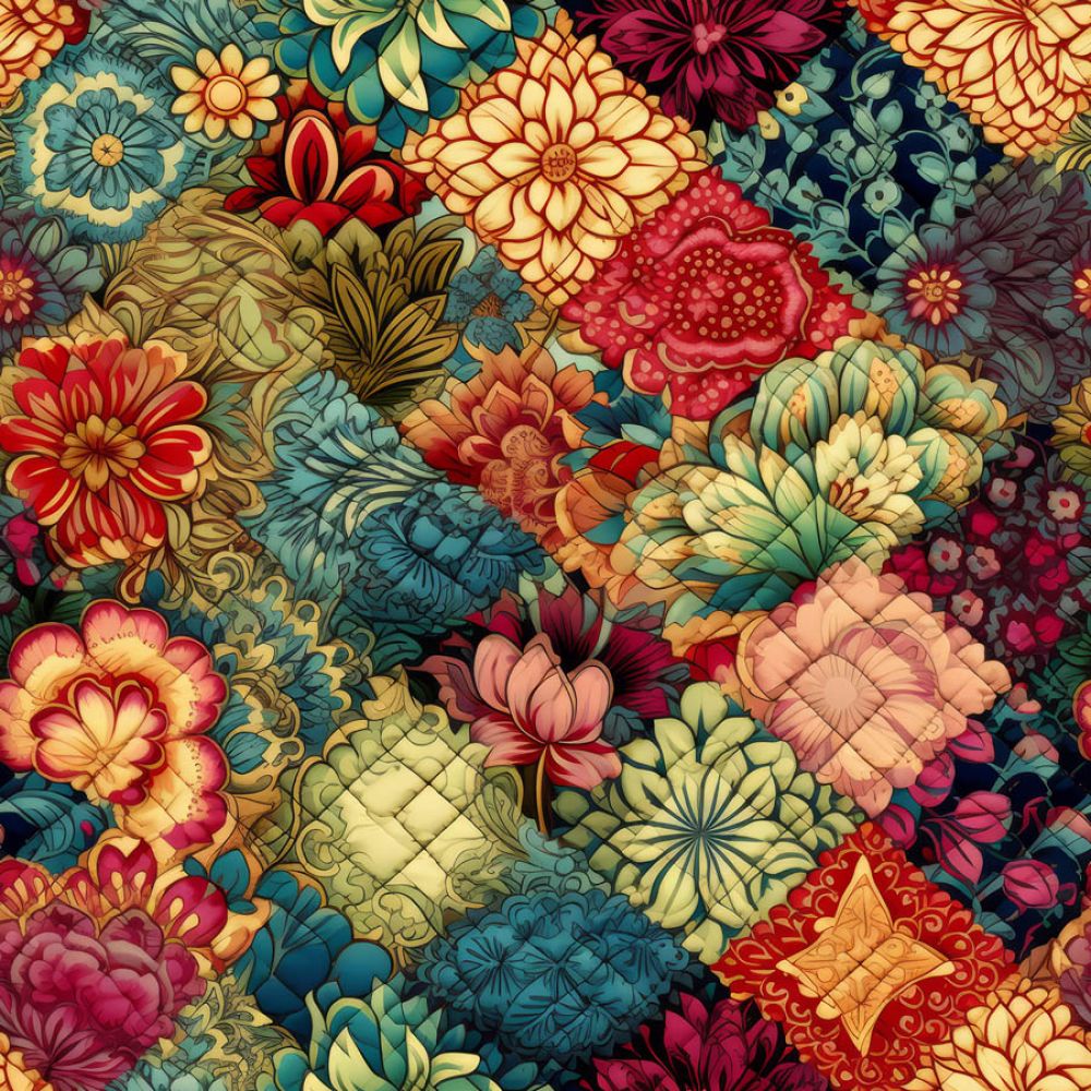 Vintage Florals Elise Fabric