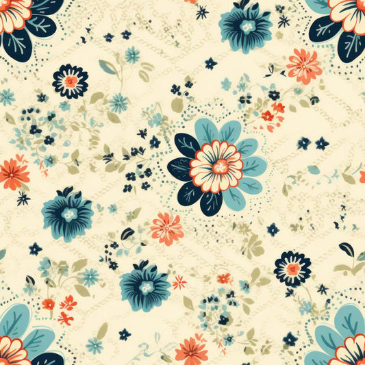 Vintage Florals Belle Fabric - By the yard