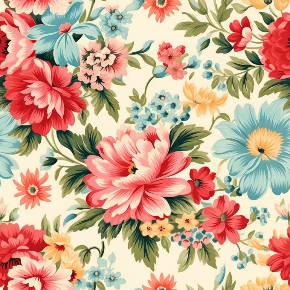 Vintage Florals Vera Fabric