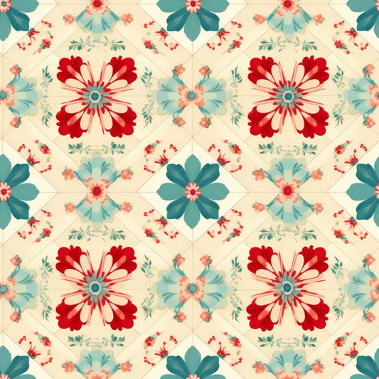 Vintage Florals Cleo Fabric - By the yard