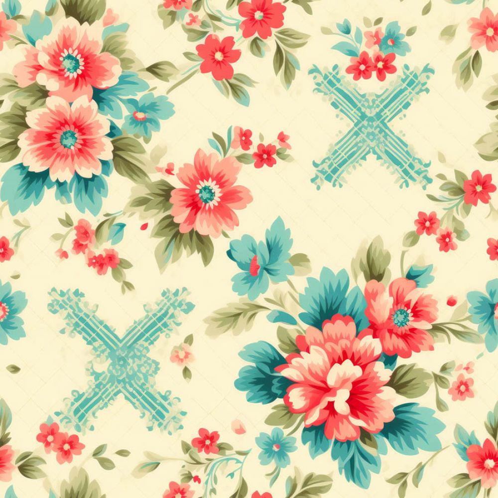 Vintage Florals Alma Fabric